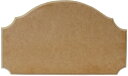 無塗装白木素材 MDFボード ロイヤルアーチ300×180 mdf-033