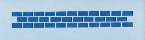 ファインホームのステンシルシート　レンガLサイズ　fh-073