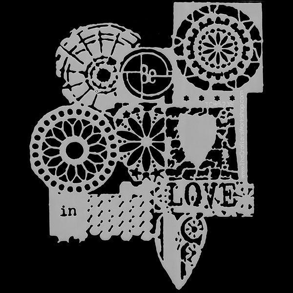 TCWステンシル 608-5523 6×6インチ