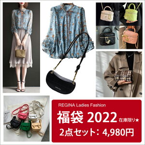 福袋 レディース ファッション【ブラウスとバッグの2点セット】 レディース 服 ブラウス ハッピーBAG 送料無料