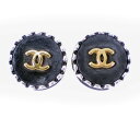 【中古】CHANEL/シャネル ヴィンテージ ココマーク イヤリング/j2-2