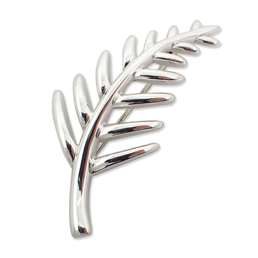 【中古】TIFFANY/ティファニー 925 リーフ ブローチ/j90-3