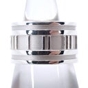 【中古】TIFFANY/ティファニー 925 アトラス ワイド リング /14号/j6-4