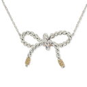 【中古】TIFFANY/ティファニー 925 ロープリボン ネックレス/ペンダント/j12-9
