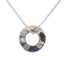 【中古】TIFFANY/ティファニー 925 オープンアトラス ペンダント/ネックレス/j9-9