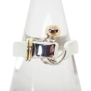 【中古】TIFFANY/ティファニー 925/750 フック&アイ リング /8号/j12-13