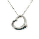 【中古】TIFFANY/ティファニー 925 オープンハート ペンダント/ネックレス/g523-14