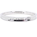 【中古】TIFFANY/ティファニー 925 1837 ナロー バングル/g539-27