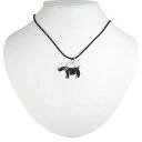 【中古】TIFFANY/ティファニー 925/ブラックラバー ドッグネックレス/g468-30(4)