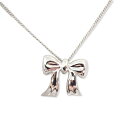 【中古】TIFFANY/ティファニー 925 リボン ネックレス/ペンダント/g517-37