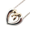 TIFFANY/ティファニー 925/750 ハートリボン ペンダント/ネックレス/g527-48