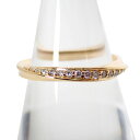 【中古】Star Jewelry/スタージュエリー K18YG ダイヤモンド リング /11号/g433-52