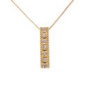 【中古】K18 ダイヤモンド/0.20ct ペンダント/ネックレス/g514-52
