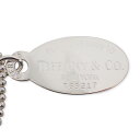 【中古】TIFFANY/ティファニー 925 リターントゥティファニー オーバルタグ ロング ペンダント/g492-55