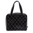 【中古】CHANEL/シャネル マトラッセ ワイルドステッチ カーフレザー ハンドバッグ [b21-56］