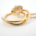 【中古】Star Jewelry/スタージュエリー K18YG ルチルクォーツ ペンダントネックレス /g453-60