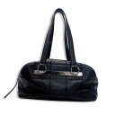 【中古】CHANEL/シャネル チョコバー ミニ ボストンバッグ[b17-75］