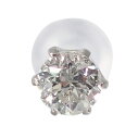 【中古】Pt900 ダイヤモンド スタッド 0.302ct ピアス片方/g518-97