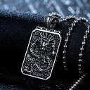 【クーポン利用で2890円】 ネックレス ペンダント ステンレス ファッション ジュエリー 品質 ドラゴン 龍 高さ ドロップ レディース 女性(4)