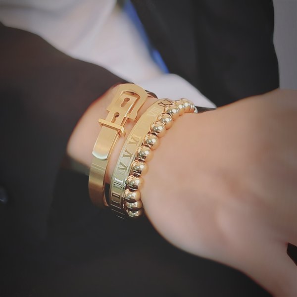 【クーポン利用で8930円】 バングル ブレスレット メンズ ステンレス ブレスレットセット ミニマリスト 品質 スタイリッシュ ユニーク ベルト 高さ トップ