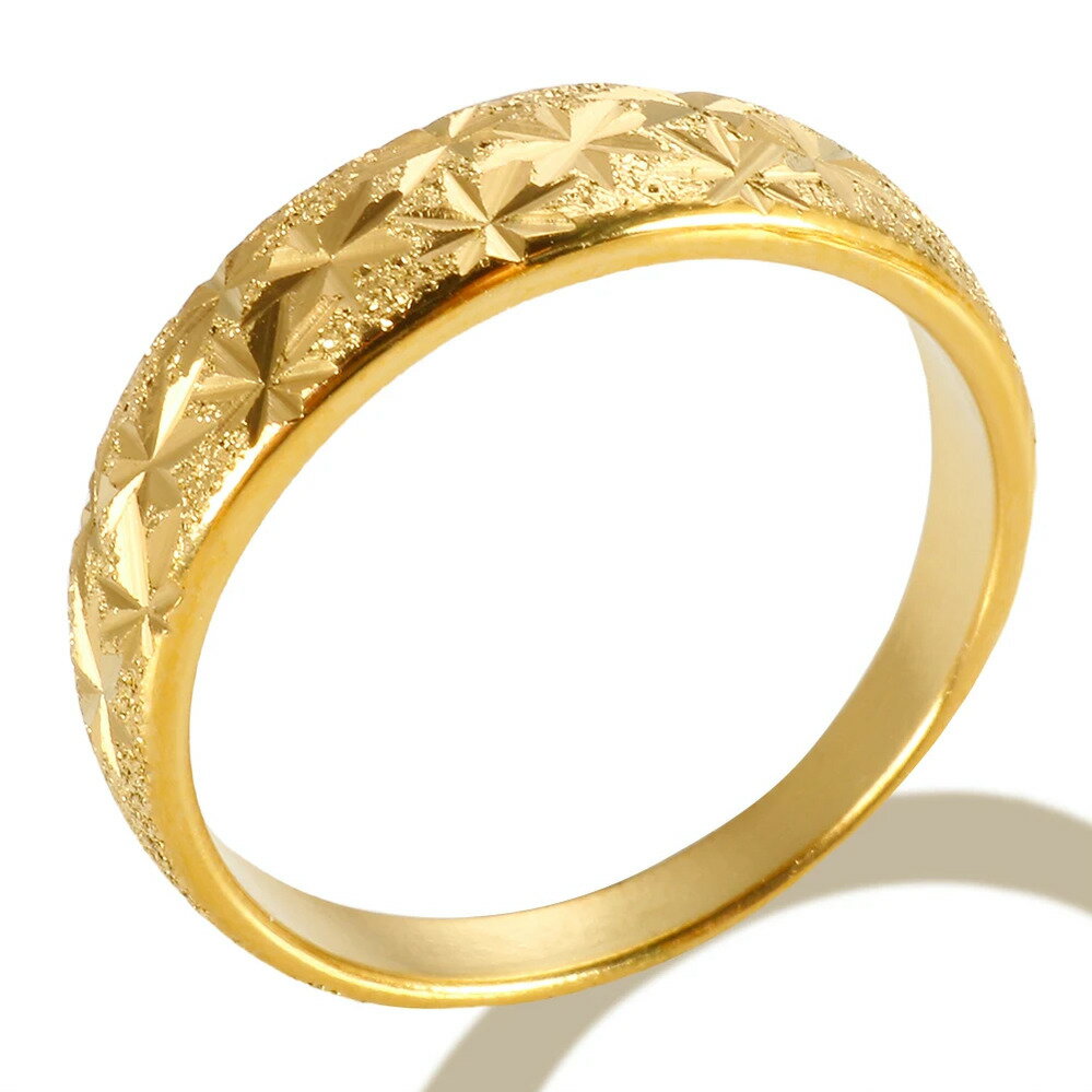 【送料無料】 指輪 リング ステンレス メタル レディース スチール テクスチャ 幾何学 スタイリッシュ シャイニー チャーム 防水 ジュエリー ギフト 3