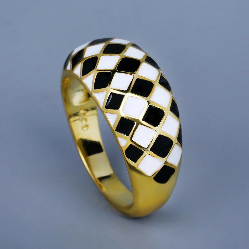 【クーポン利用で5770円】 指輪 リング 白 ホワイト 黒 ブラック ボート レディース 新しい ファッショ..