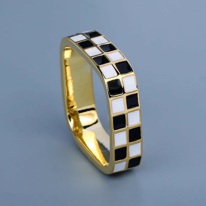 【クーポン利用で5770円】 指輪 リング 白 ホワイト 黒 ブラック シンプル ボート レディース クラシッ..