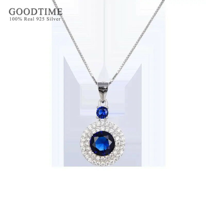 【クーポン利用で8660円】 ペンダント ネックレス ジルコニア シルバー ラウンド リング レディース ファッション ピュア 100% 925 スターリング ジルコン バレンタイン ジュエリー 記念日 ギフト 恋人