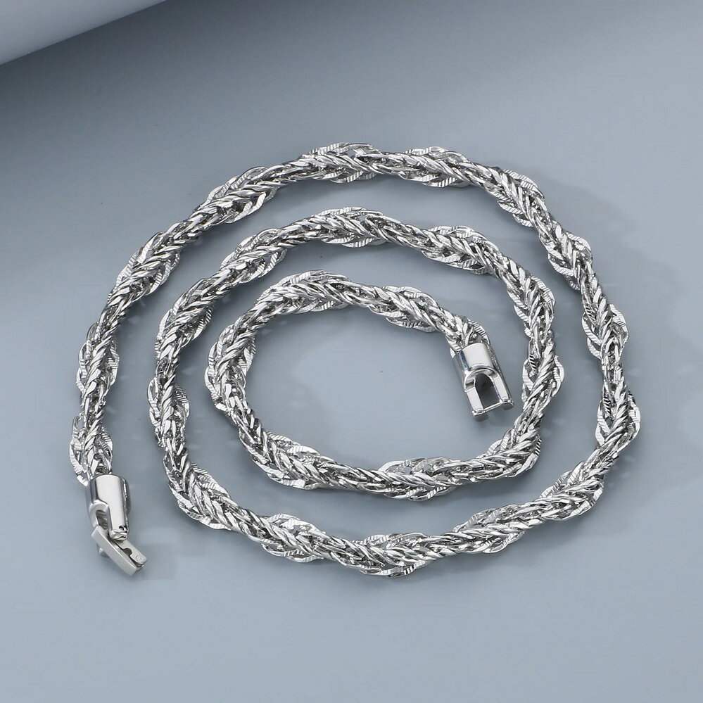 【送料無料】 チョーカー ネックレス シンガポール ステンレス ゴールド シルバー チェーン レディース メンズ ツイスト スチール カラー ギフト 防水 ジュ...