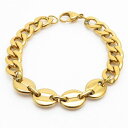 【送料無料】 アンクレット 指輪 リング ブレスレット ステンレス キューバ ゴールド チェーン レディース メンズ カラー プレート スチール リンク ハンド...