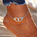 【クーポン利用で3630円】 アンクレット ブレスレット チェーン LOVE レディース 新しい ファッション Love ハンドカフ ビーチ BOHO 足 夏 サマー ジュエリー アクセサリー