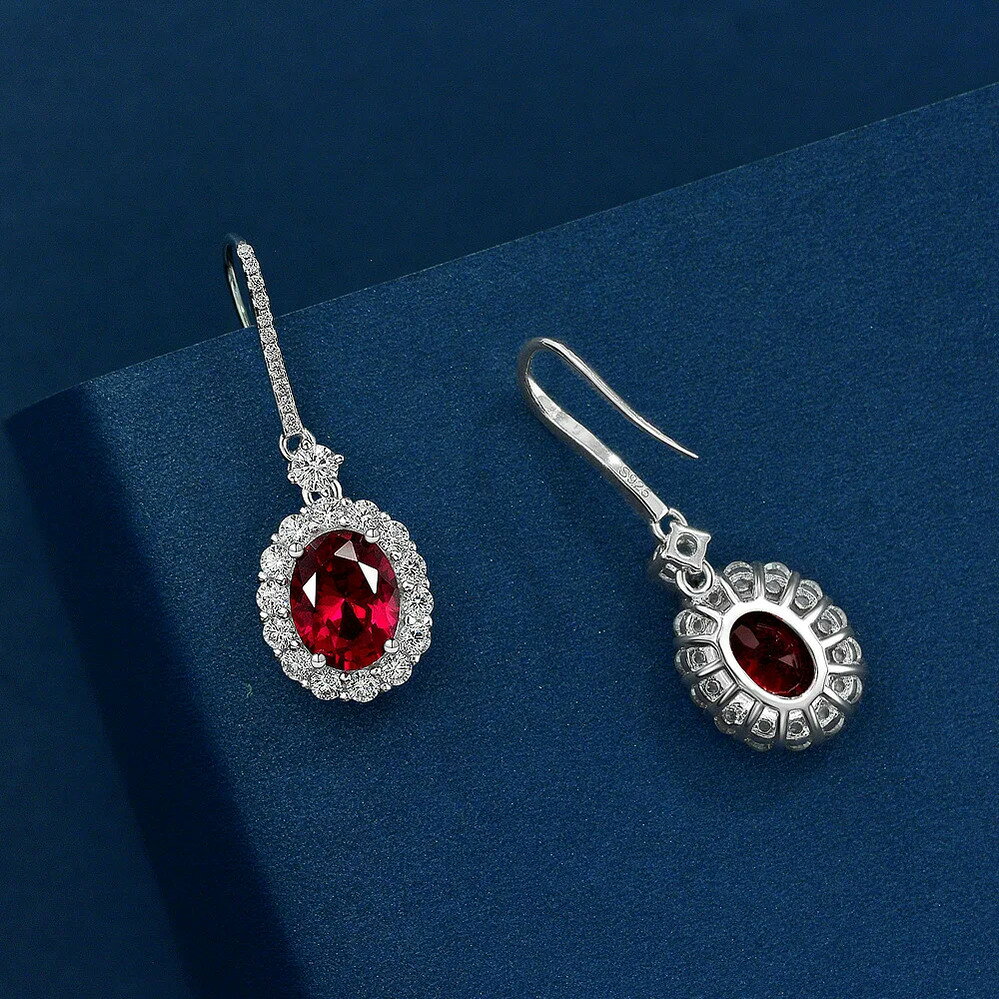 【クーポン利用で20600円】 ピアス ビンテージ シルバー オバール ドロップ リング...