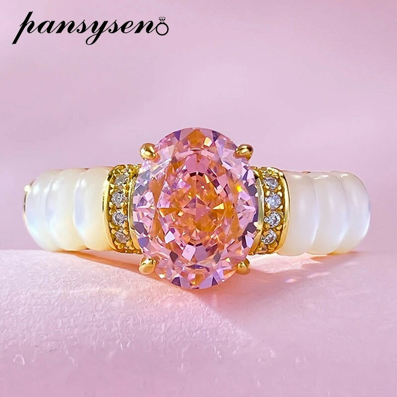 【クーポン利用で19270円】 指輪 リング シルバー オバール ピンク レディース 925 スターリング クラッシュ 氷 アイス カット 7*9mm パパラチア ピンクターダ アルビナ 結婚式 ウェディング パーティ 贅沢 ジュエリー