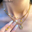 【送料無料】 チョーカー ペンダント ピアス ネックレス ジルコニア ステンレス チェーン 星 レディース 2個 セット スチール ジュエリー 悪 エビル 目 ...