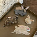 【クーポン利用で3610円】 ヘアクリップ 動物 アニマル フィッシュ ウサギ 韓国 爪 魚 レディース うさぎ ラビット ヘアー クリップ かわいい 鮫 シャーク グラブ ネイル 洗浄 ウォッシュ 化粧 メイクアップ ヘッドウェア アクセサリー