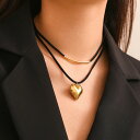 【クーポン利用で4440円】 チョーカー ペンダント ネックレス 黒 ブラック チェーン ハート LOVE レディース ゴス ベルベット スモール Love 2...