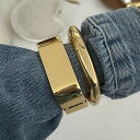 【クーポン利用で4770円】 バングル ブレスレット ビンテージ メタル カブ レディース パンク 大 分厚い 幅 カフ ファッション ステートメント 幾何学 バネ グランジ ジュエリー