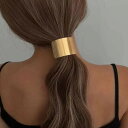 【クーポン利用で4580円】 ヘアバンド ゴールド メタル ロープ レディース 4 スタイル イレギュラー カラー ヘアー バンド 弾性 シュシュ ヘッドバンド...