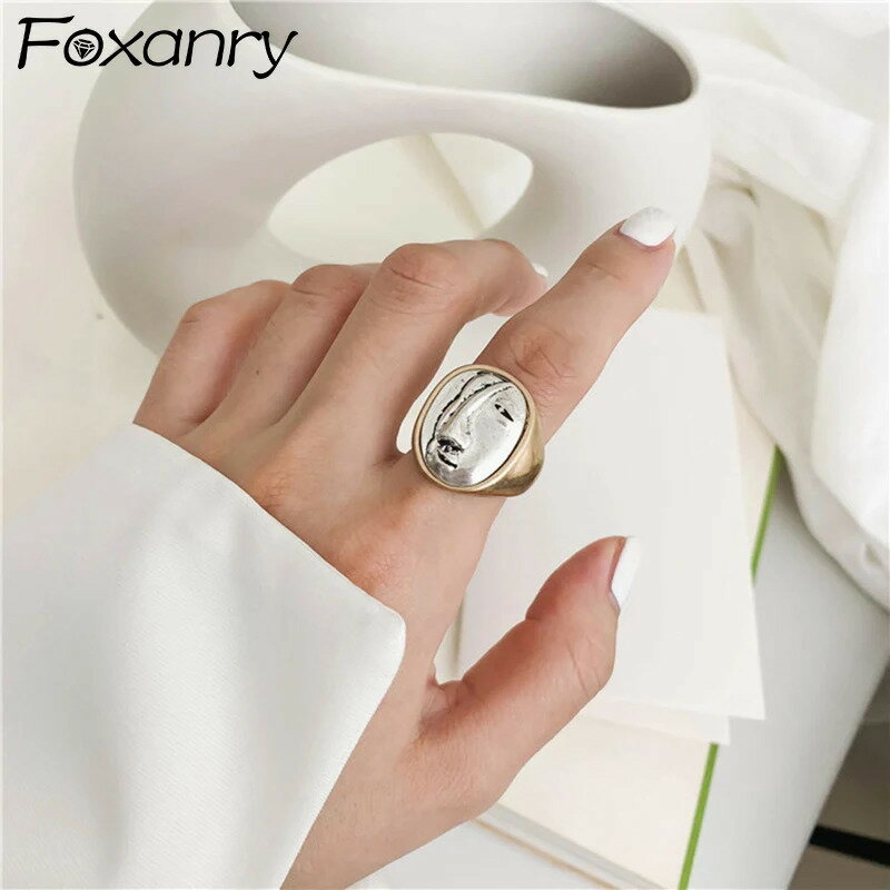 【クーポン利用で3980円】 指輪 リング ビンテージ ゴールド ボート レディース カラー ポートレイト ..