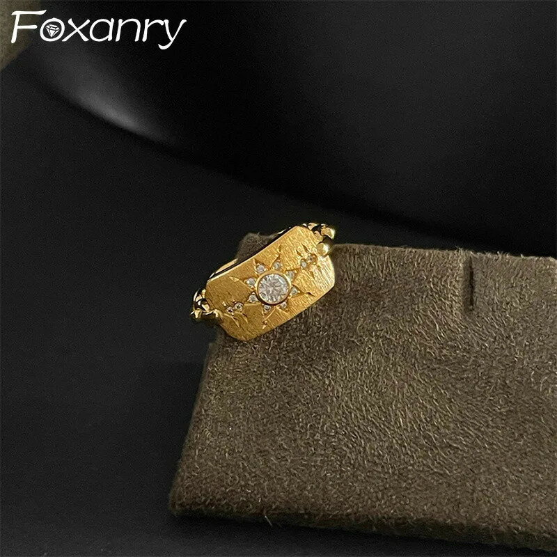 【送料無料】 指輪 リング ジルコニア ビンテージ フランス 星 レディース 輝く スパークリング ジルコ..