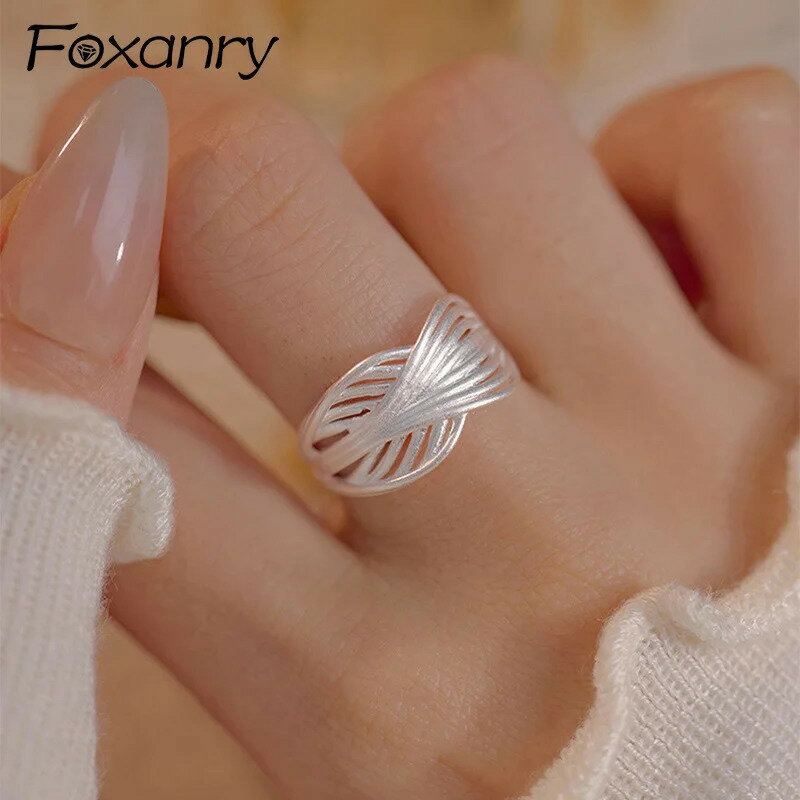 【送料無料】 指輪 リング シンプル レディース スクラブ 多層 マルチレイヤー ライン 幾何学 クリエイ..