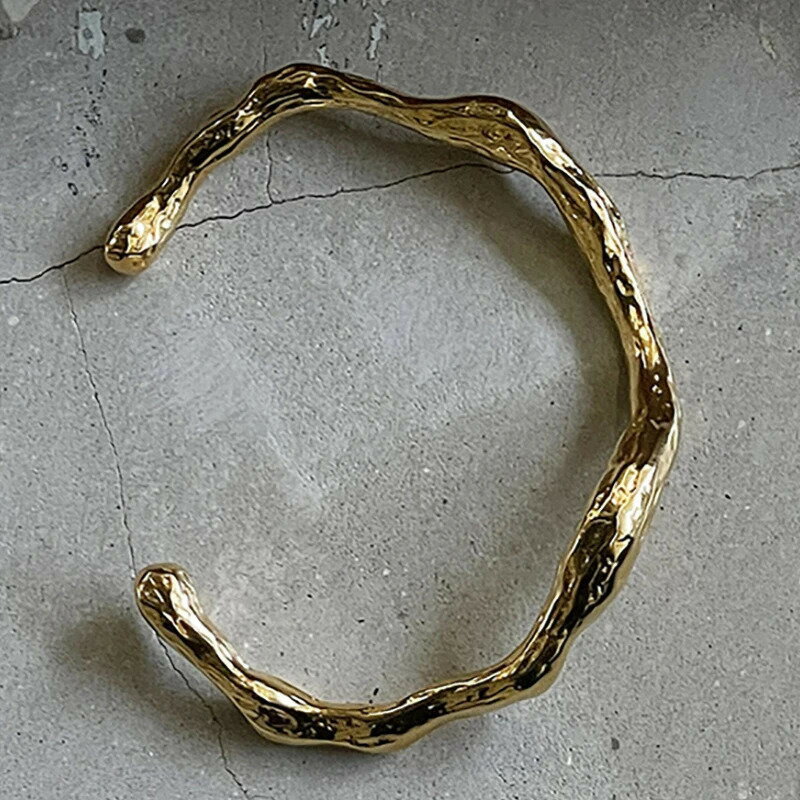 【送料無料】 ブレスレット ビンテージ ゴールド レディース 色落ちなし カラー 新しい ファッション クリエイティブ イレギュラー 幾何学 ハンドメイド パーティ リスト ジュエリー