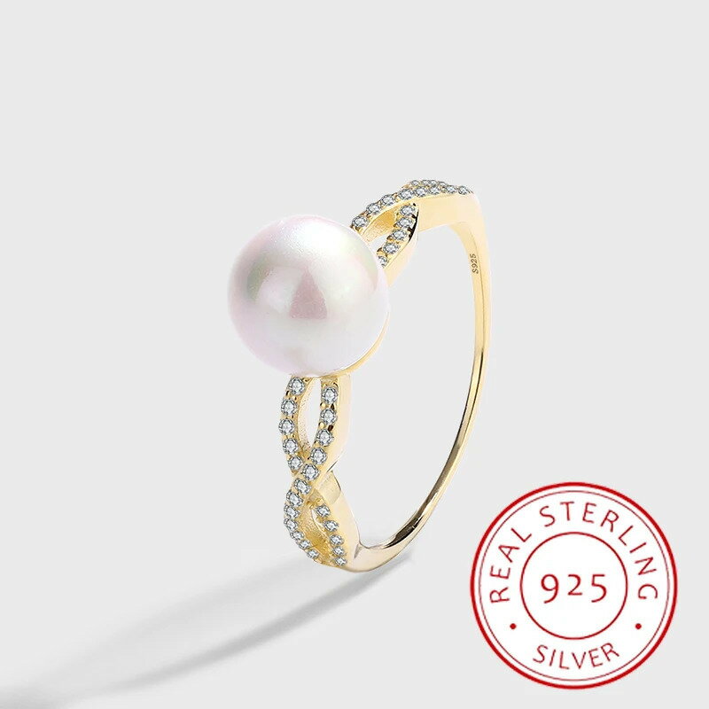 【クーポン利用で4360円】 指輪 リング ゴールド シルバー クロス パール レディース ファッショナブル..