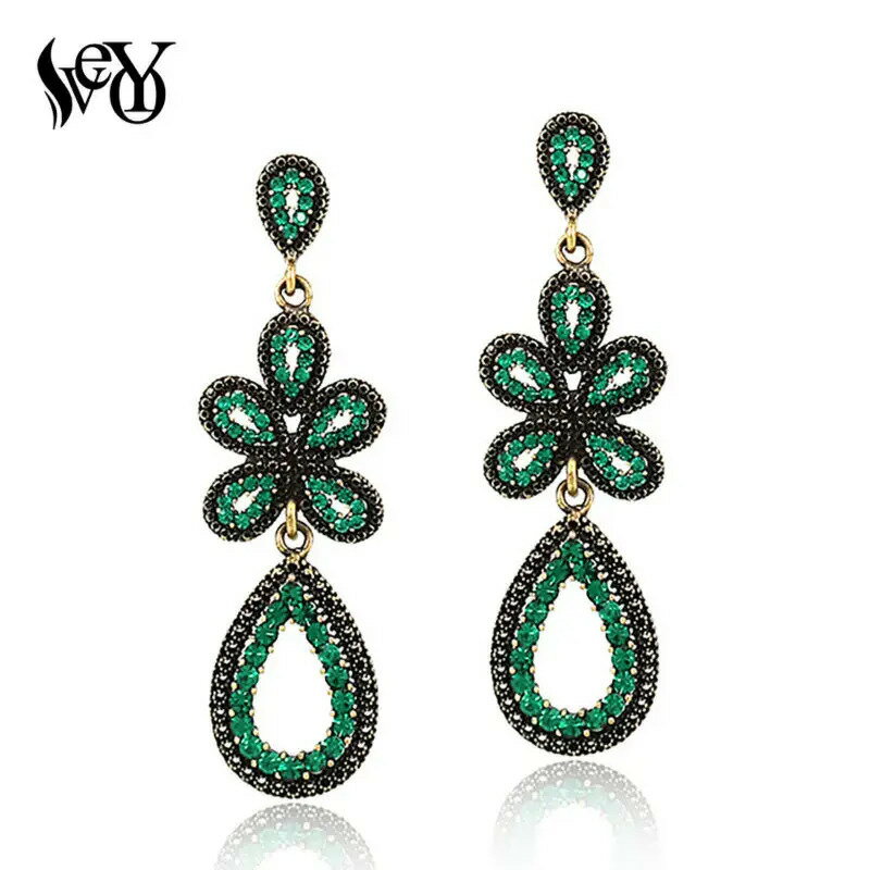 【クーポン利用で3170円】 ピアス ラインストーン クリスタル ビンテージ ニッケル ドロップ レディース フル ハイ 品質 リード フリー