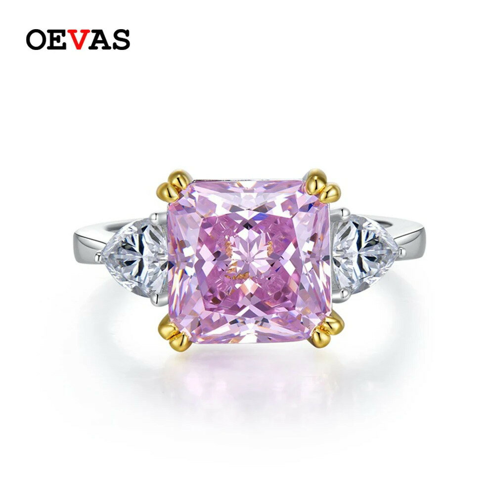 【送料無料】 指輪 リング ダイヤモンド シルバー スクエア レディース 100% 925 スターリング 輝く ス..