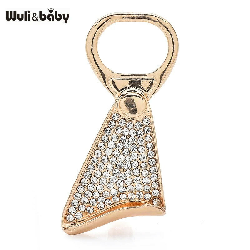 【送料無料】 ブローチ ラインストーン リング レディース メンズ シャイニング プルタブ デザイン ユ..