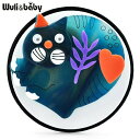 【クーポン利用で3500円】 ブローチ 動物 アニマル アクリル ラウンド ネコ レディース メンズ 新しい 可動式 猫 キャット ユニセックス 素晴らしい ペット バッジ ピン ギフト