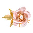 【クーポン利用で3150円】 ブローチ 花 フラワー プラント 植物 レディース メンズ 魅力的 エナメル ユニセックス 2カラー エレガント パーティ オフィス ピン ギフト