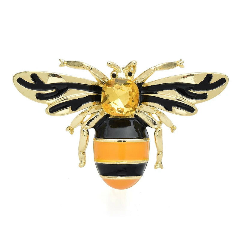 【送料無料】 ブローチ インセクト 昆虫 レディース メンズ エナメル 蜂 ハチ ビー ユニセックス 2カラー 素晴らしい パーティ カジュアル ピン ギフト(4)