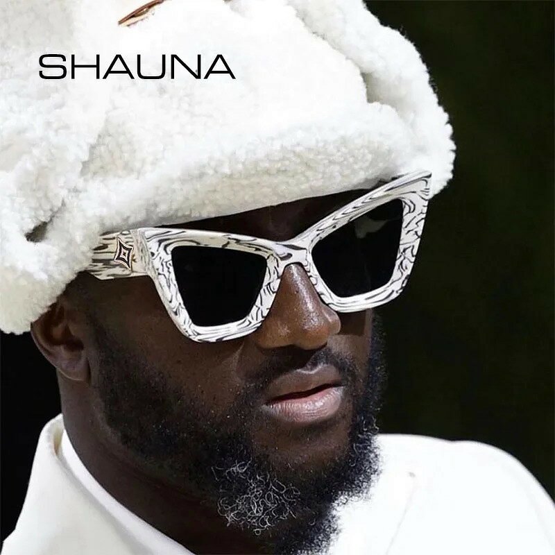 【送料無料】 サングラス 動物 アニマル ゴールド プラント ネコ メンズ レディース オーバーサイズ 猫..